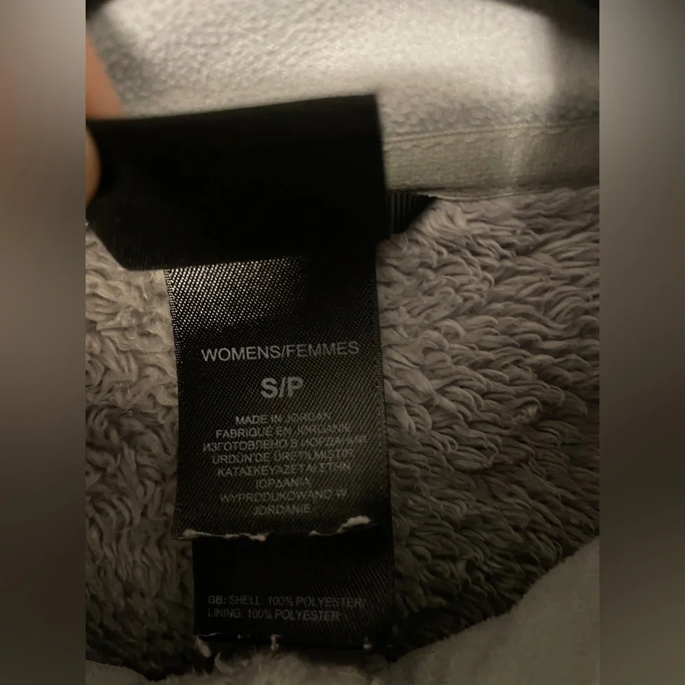 The North Face Fleece Grey Winter Outdoor Osito Jacket Small Teddy - Picture 4 of 11